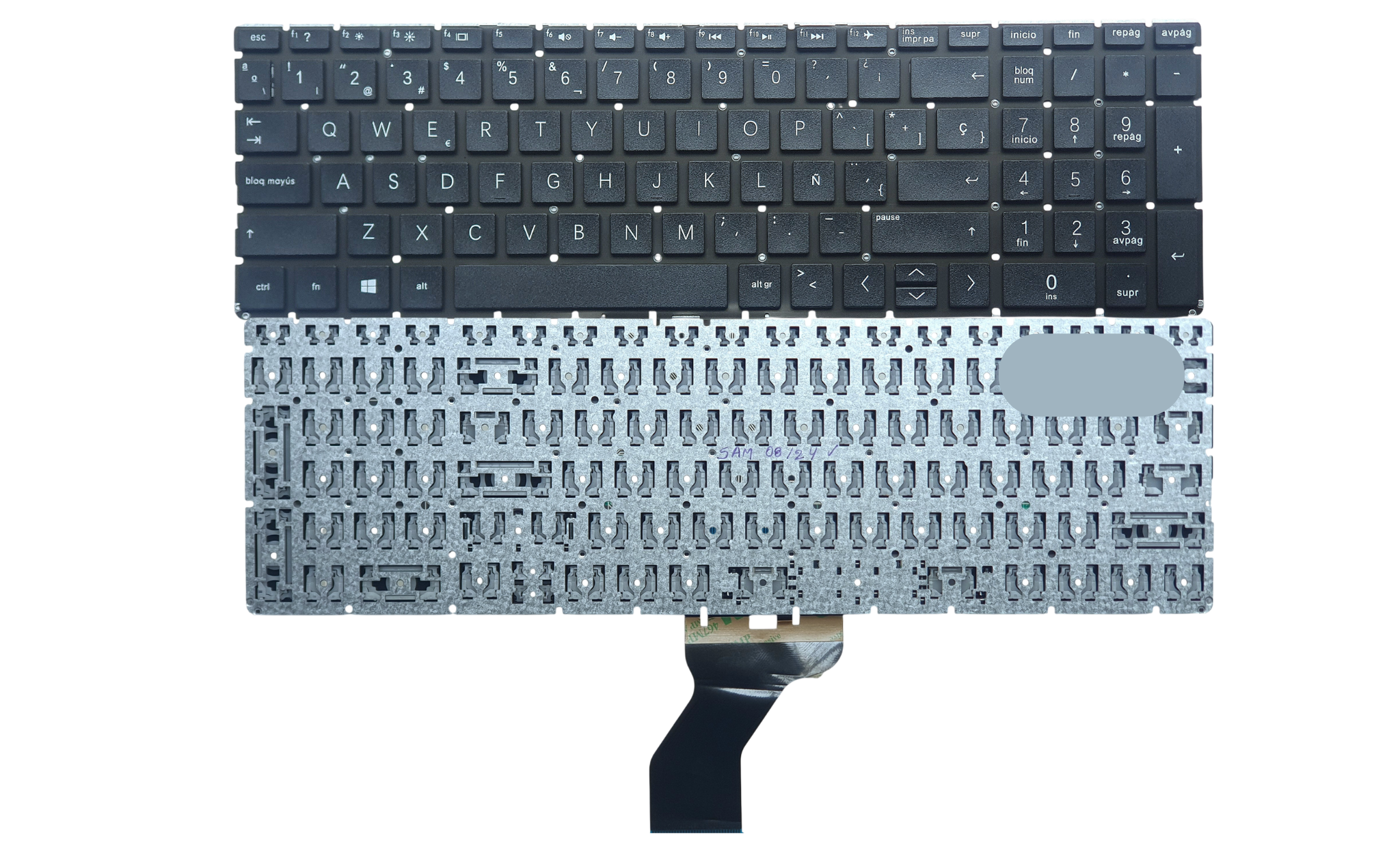 TECLADO PARA LAPTOP HP 15-DA 15-DB 15-DX 15-DW 15-El 15-EC 15-CA 15-CN 15-CW 15-CX 15-CS 15-GW ZBOOK 15V G5 - STANDAR 